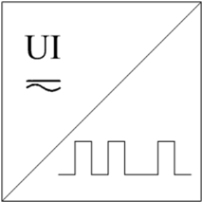 數(shù)字量輸出的變頻功率傳感器標(biāo)識(shí)符號(hào)