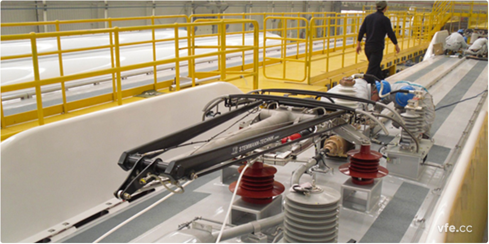 中國中車株洲電力機(jī)車有限公司受電弓檢測(cè)系統(tǒng)現(xiàn)場(chǎng)圖片