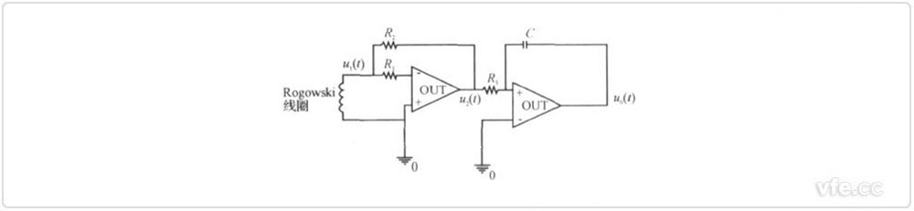 放大積分電路原理示意圖 放大積分電路原理示意圖