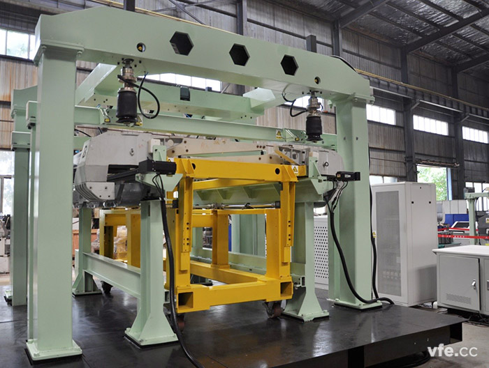 轉(zhuǎn)向架組裝檢測平臺實(shí)物圖