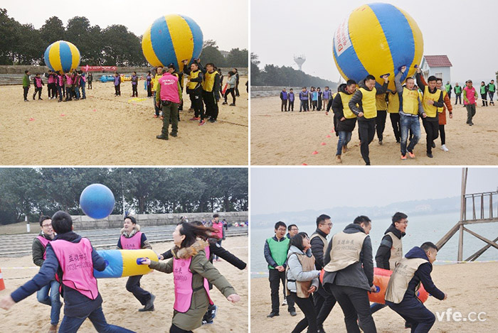 鴻運彩球、眾星捧月、瘋狂毛毛蟲和拔河比賽