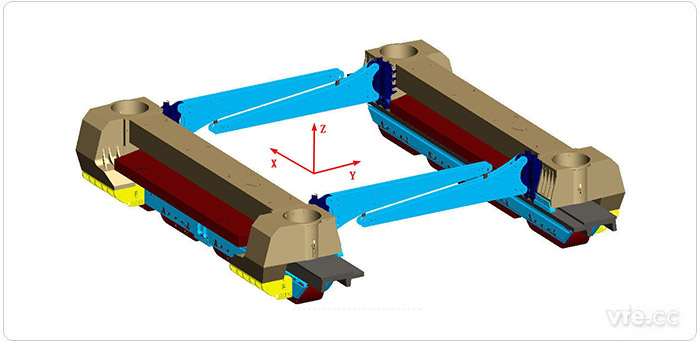 車(chē)輛的懸浮架結(jié)構(gòu)